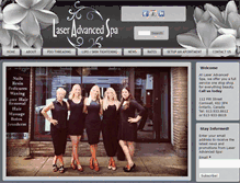 Tablet Screenshot of laseradvancedspa.com